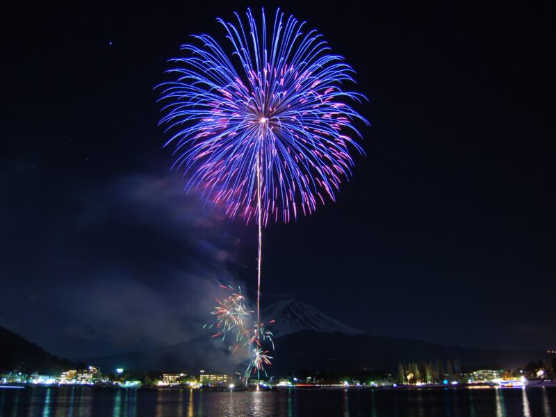 2022年　河口湖 冬花火のお知らせ