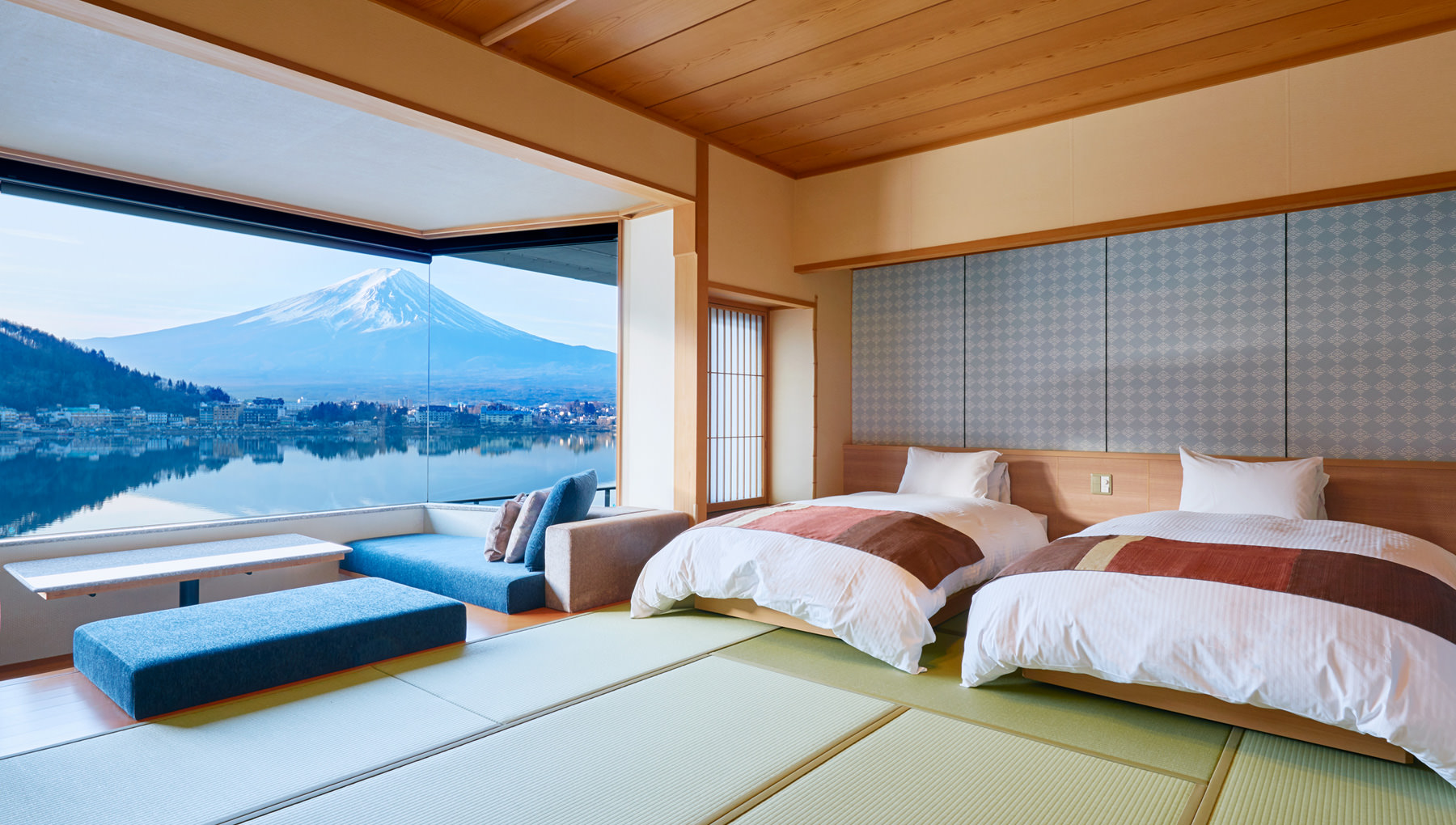 うぶやのお部屋 人生を祝う 河口湖旅館 うぶや 公式